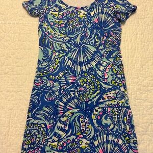 Lilly Pulitzer Blue and Pink Mini Dress